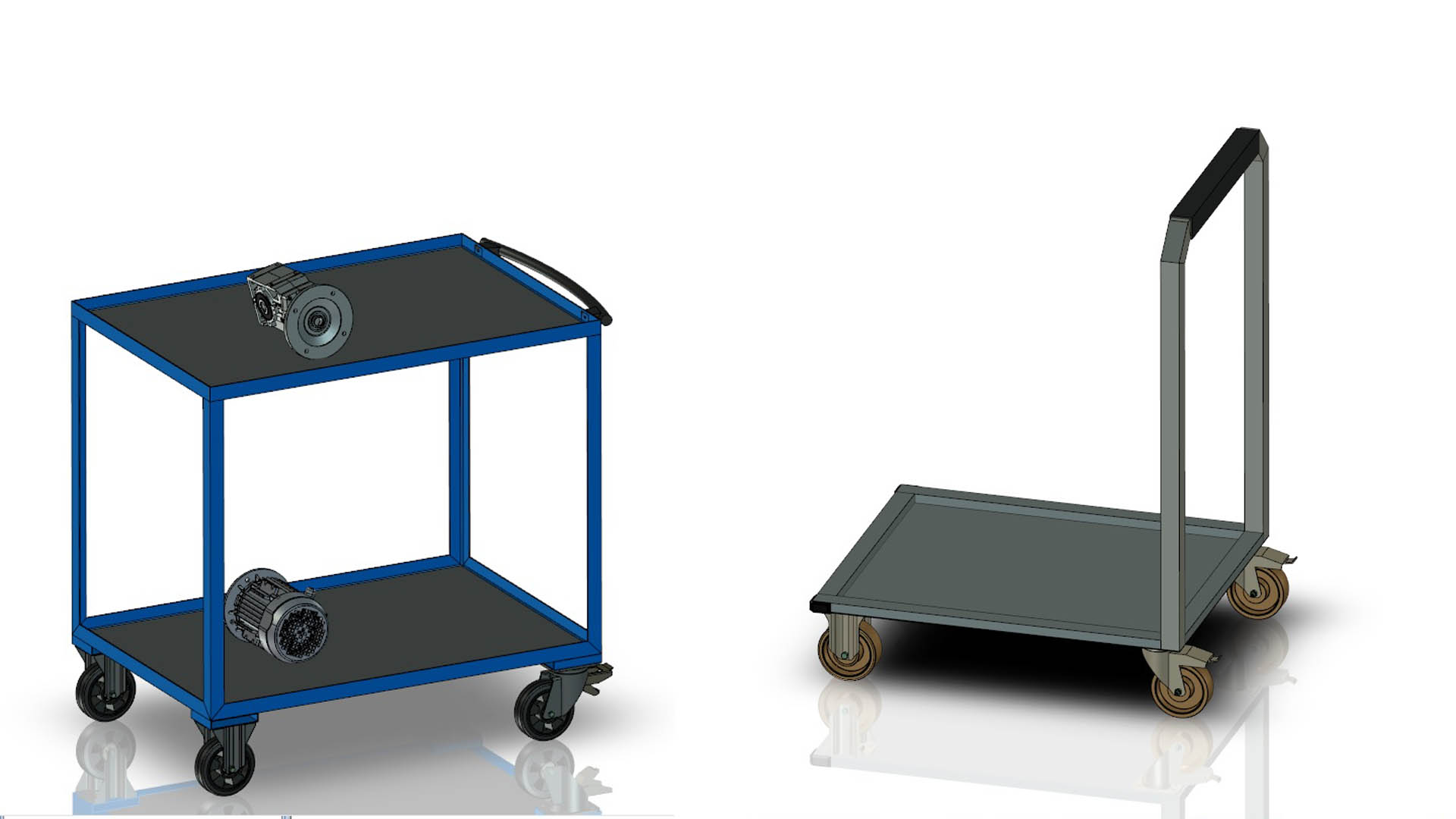 Trolleys RolPas production lines, machines and workstands